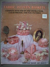 Fabric Woven Baskets  decor pattern 