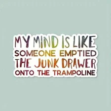 Adorable ADHD Sticker - for Cars, Laptops, and More - Approx. 2.8" Wide