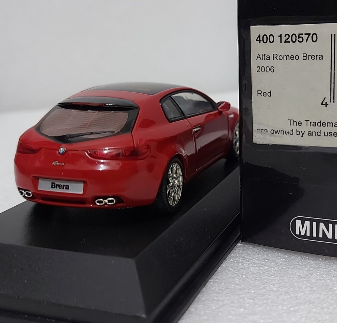 Alfa Romeo Brera Red 2005 1:43 Minichamps 400120570 SUPERB!!! | eBay