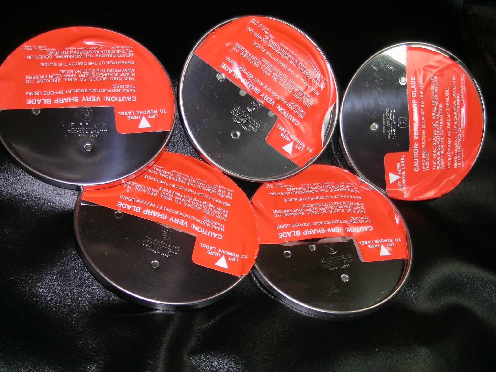 5 Cuisinart DLC7 Food Processor Replacement Disc Blades Unused with