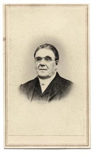 Vintage CDV Photo of Man Reverend & Judge ALANSON RAWSON Connecticut 