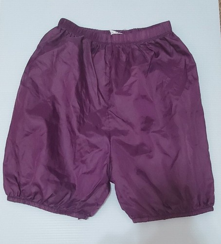 Body Wrappers Purple Trash Bag/Warm Up Shorts- Siz