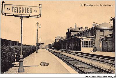 CAR-AARP12-1005 - FRANCE - FEIGNIES - LA GARE INTERIEURE