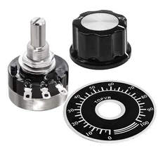 2pcs RV24YN20S 50K Potentiometer Single Turn Carbon Film Rotary Taper Potenti...
