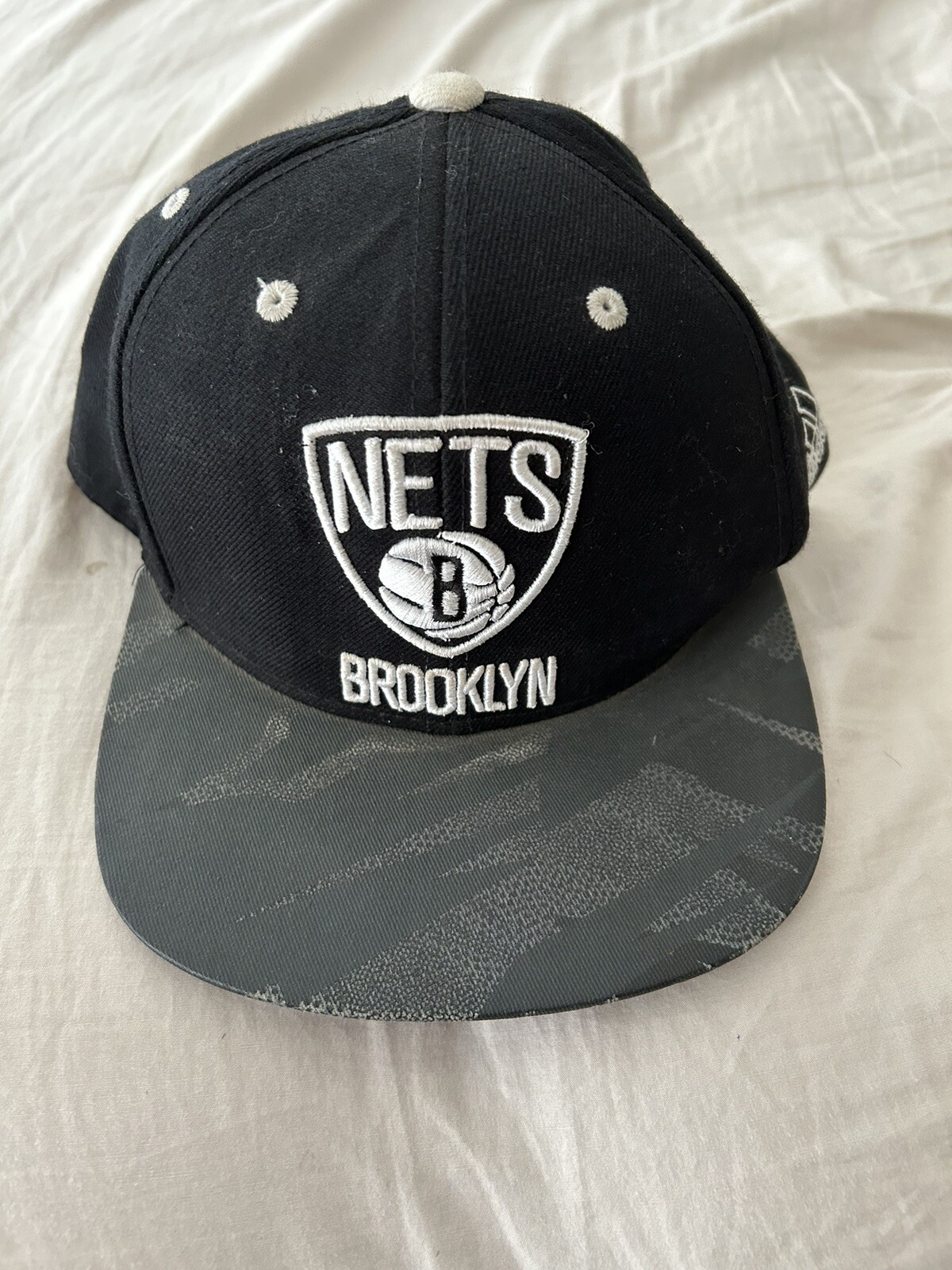 Adidas Brooklyn Nets Hat Snapback Cap NBA Black Gray