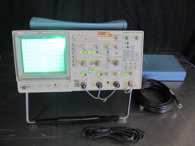 Tektronix 2246 100MHz Oscilloscope 4 Channels - Free Shipping - As IS ...