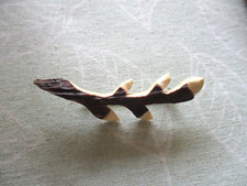 Anstecknadel Trachtennadel braun Brosche