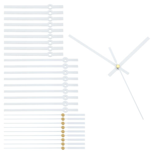 10 Sets Clock Hands Kit Clock Mechanism Movement Aluminum Wall Clock