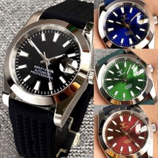 36MM 39MM Tandorio Black Blue Dial Sapphire Glass NH35A Automatic Mens Watch