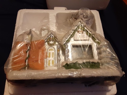 "Precious Pets" Snow Angels Holiday Village Collection Hawthorne "New" COA Rare - Picture 2 of 4
