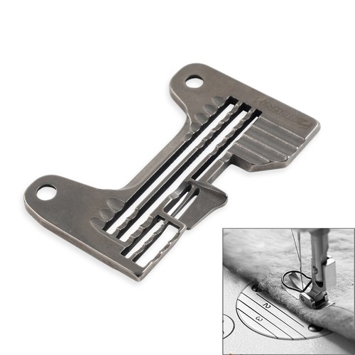 1PCS #277505R50 4-Thread Widened Chrome Plated Needle Plate For Sewing Machines