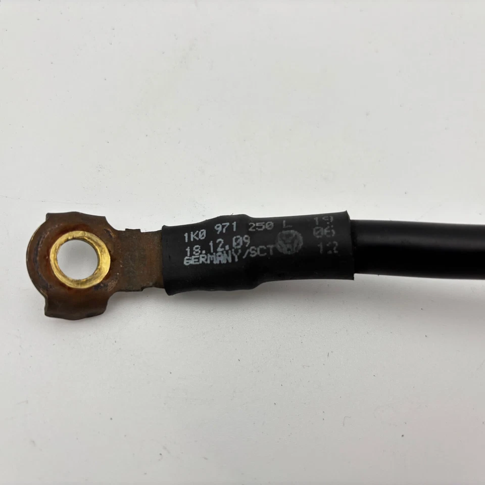 Volkswagen Jetta 2011-2018 - Cable de batería negativo correa de tierra OEM 1K0971250L Foto 4 de 4