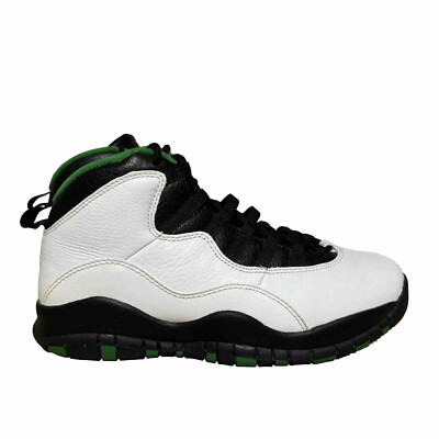 シューズ(男性用) Air jordan 10 Nike Air Jordan 10 Retro Size 8.5 Mens Sneakers Green And