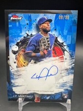 2024 Topps Finest Autograph #FA-JMA J.P. Martinez - Blue Refractor 08/99