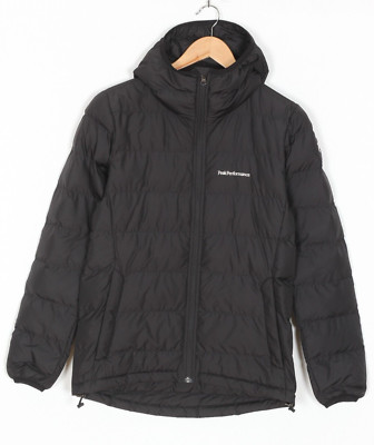 PEAK PERFORMANCE WLINNEALIJ Hooded Puffer Jacket Women Size S MJ5453