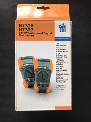 HT Italia HT327 Cat IV Digital Multimeter True RMS 4000 count