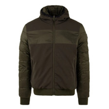 CIESSE PIUMINI RIDLEY JACKET GIACCA VERDE REVERSIBILE CON CAPPUCCIO DA UOMO