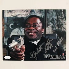 Yaphet Kotto Signed Photo 8x10 Live And Let Die - COA JSA