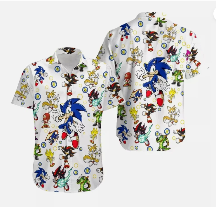 Sonic the Hedgehog 3D Hawaii Shirt
