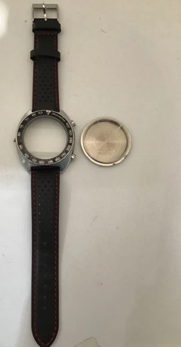 Heuer Autavia 1163V Viceroy Watch Case with Straps