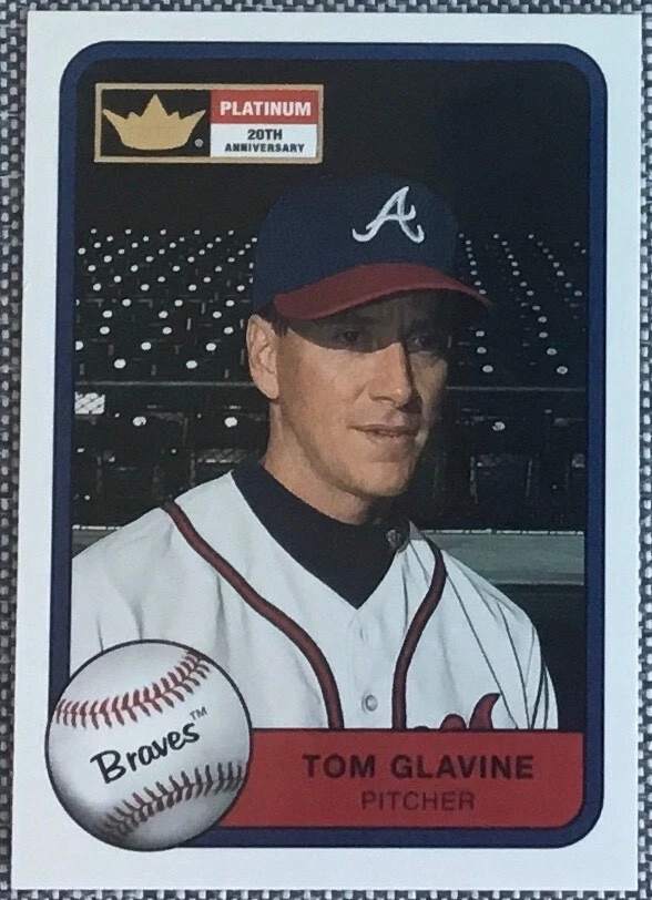 Tom Glavine trading card