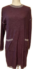 Orvis Sweater Dress Size Medium 100% merino wool career chic