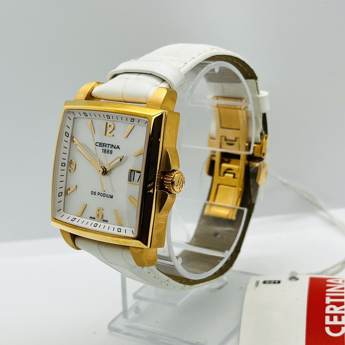 Certina DS Podium Women's 32mm Steel Sapphire Crystal Square Watch