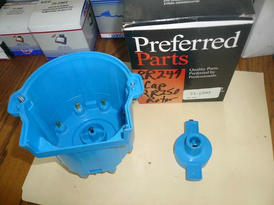 PIEZAS PREFERIDAS 51-1595 Distribuidor Tapa/Rotor GMC CHEVOLET AM GENERAL HUMMER NOS Foto 2 de 2