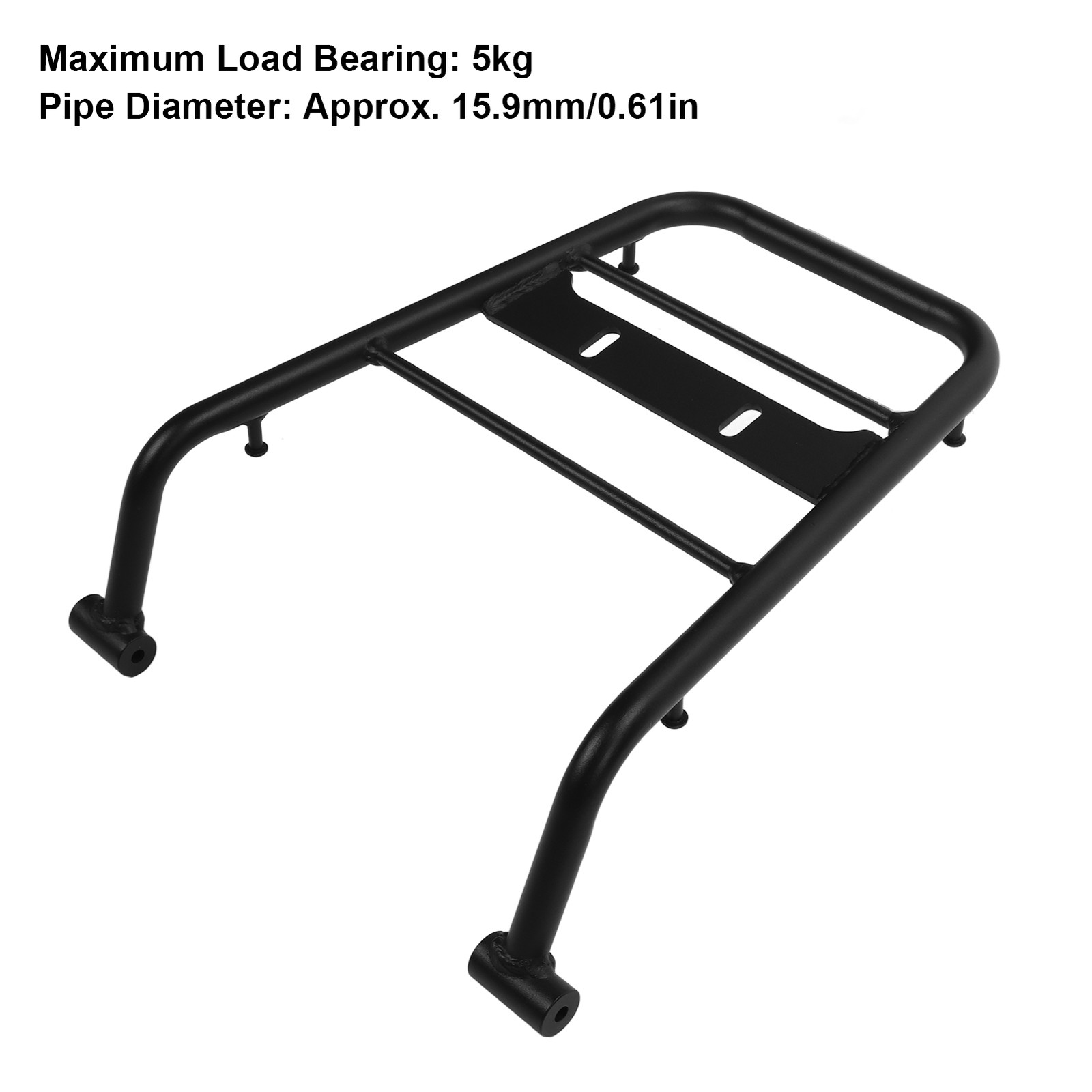 Black Motorcycle Rear Luggage Rack Sturdy Storage For D-TRACKER-X Premium
