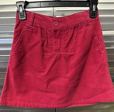 Children s Place Girl s Red Corduroy Skirt With Button And Zipper. Size 8. NWT.
