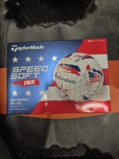 TaylorMade 2024 SpeedSoft Ink USA Golf Balls 1 Dozen