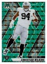 2025 Panini Mosaic #170 Christian Wilkins Mosaic Green