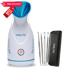 KINLITO Facial Steamer Ionic Face for Home 5.5 9.5 D H inch, Blue