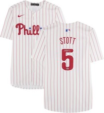 Bryson Stott Philadelphia Phillies Autographed White Nike Limited Jersey