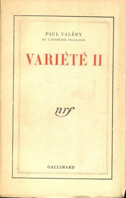 Varieté II - Paul Valéry - V672691