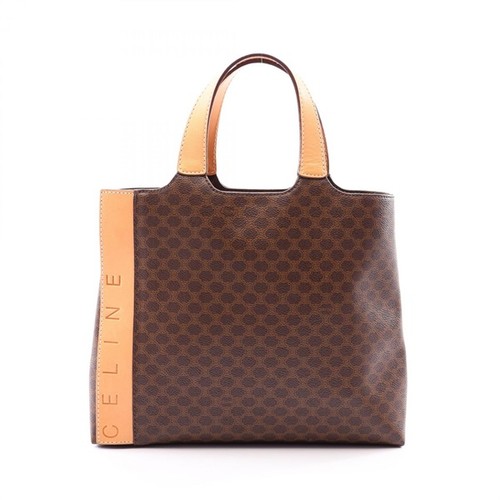 Celine Macadam Handbag Women's Crossbody Bag Leather Classic