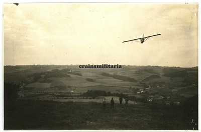 Orig. Foto Segelflieger mit RRG Prüfling Segelflugzeug Wasserkuppe Rhön 1931