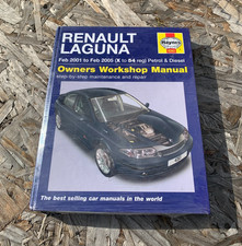 Brandneu Renault Laguna MK2 Haynes Werkstatt Reparatur Handbuch noch in Folie 