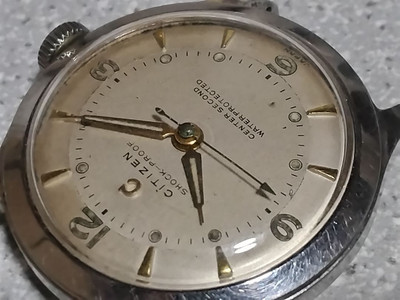 Citizen Center Seconds Analog Manual Men Vintage 511093744 | eBay