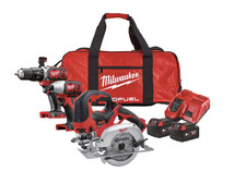 Milwaukee M18 BPP4C-402B 18V 2 x 4.0Ah Li-Ion RedLithium Cordless 4 Piece Kit