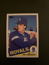Pat Sheridan Kansas City Royals #359 1985 Topps Baseball NM