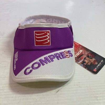 Compressport Ultra Light Sun Visor v2 Embroidered One Size. Purple NWT