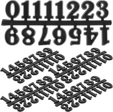 Clock Arabic Numbers Replacement Kit 5 Sets DIY Digital Clock Numerals Parts for