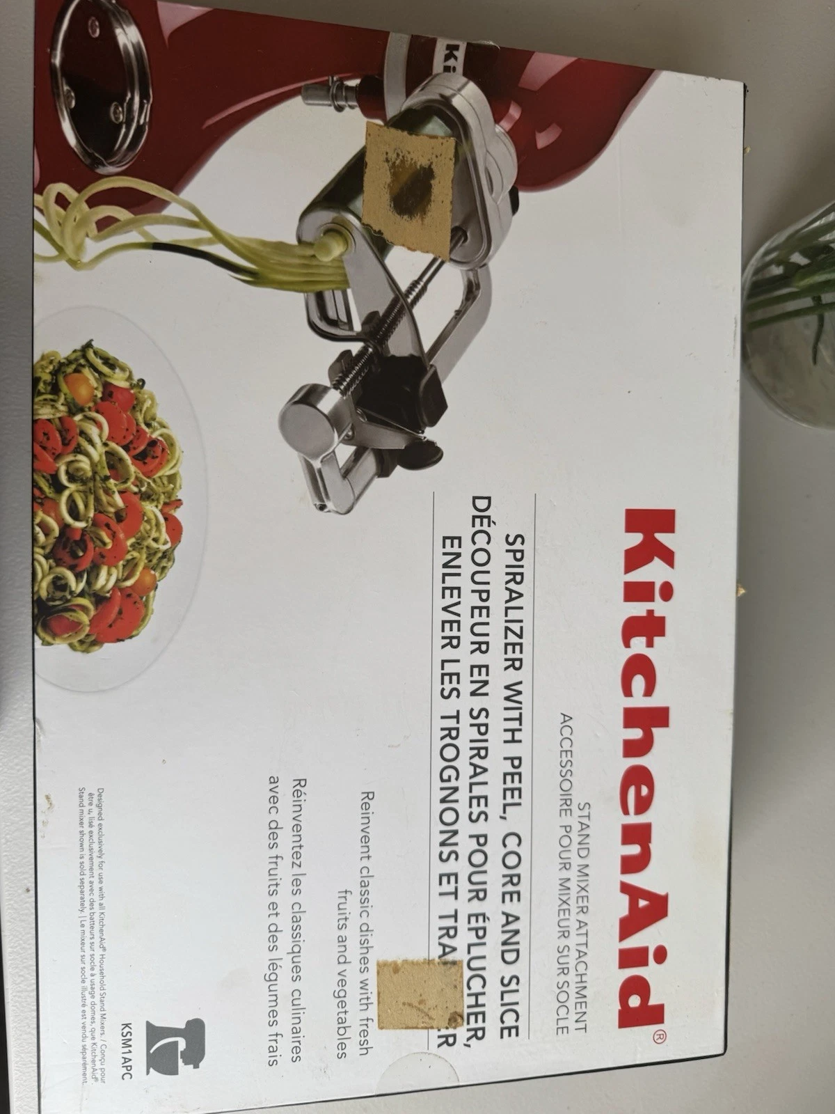 KitchenAid KSM1APC Fruit and Vegetable Spiralizer Attachment For Stand Mixer