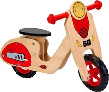 Moto Vespa in Legno per Bambini Legnoland Bici senza Pedali 37723 Globo 3 Anni+