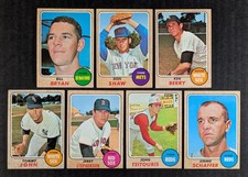 1968 Topps Baseball Lot 7 Cards