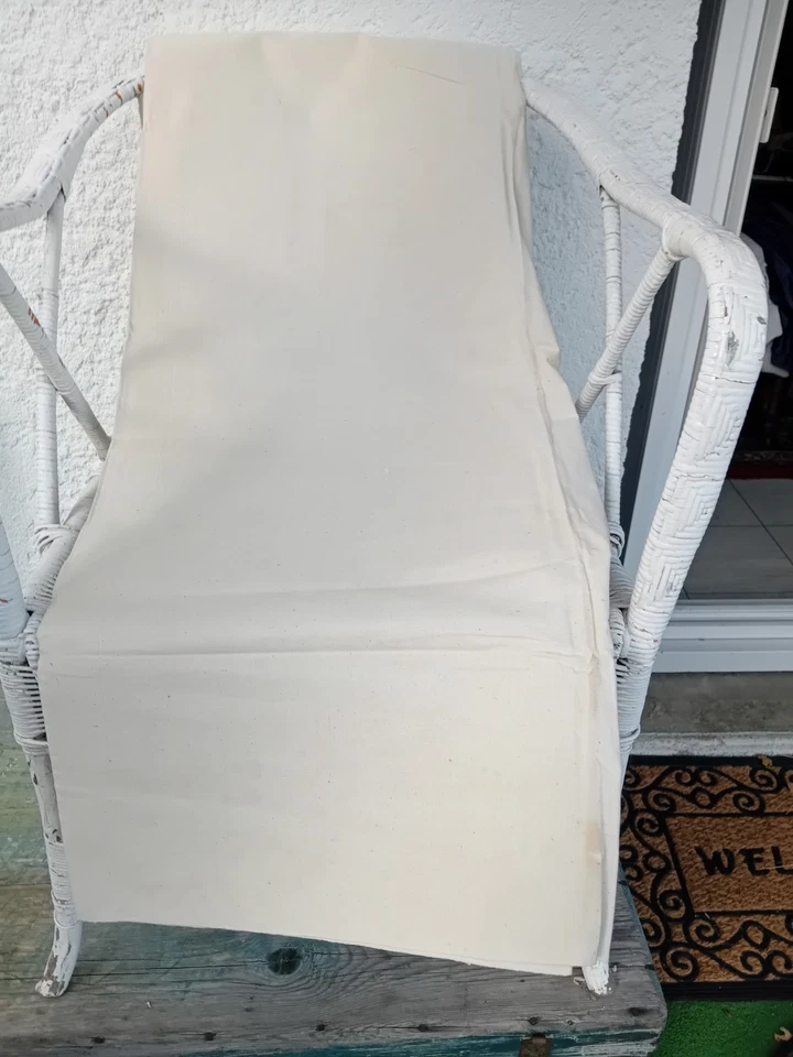 ancien drap en lin avec jours 200 X 280 cm neuf - Photo 3/3