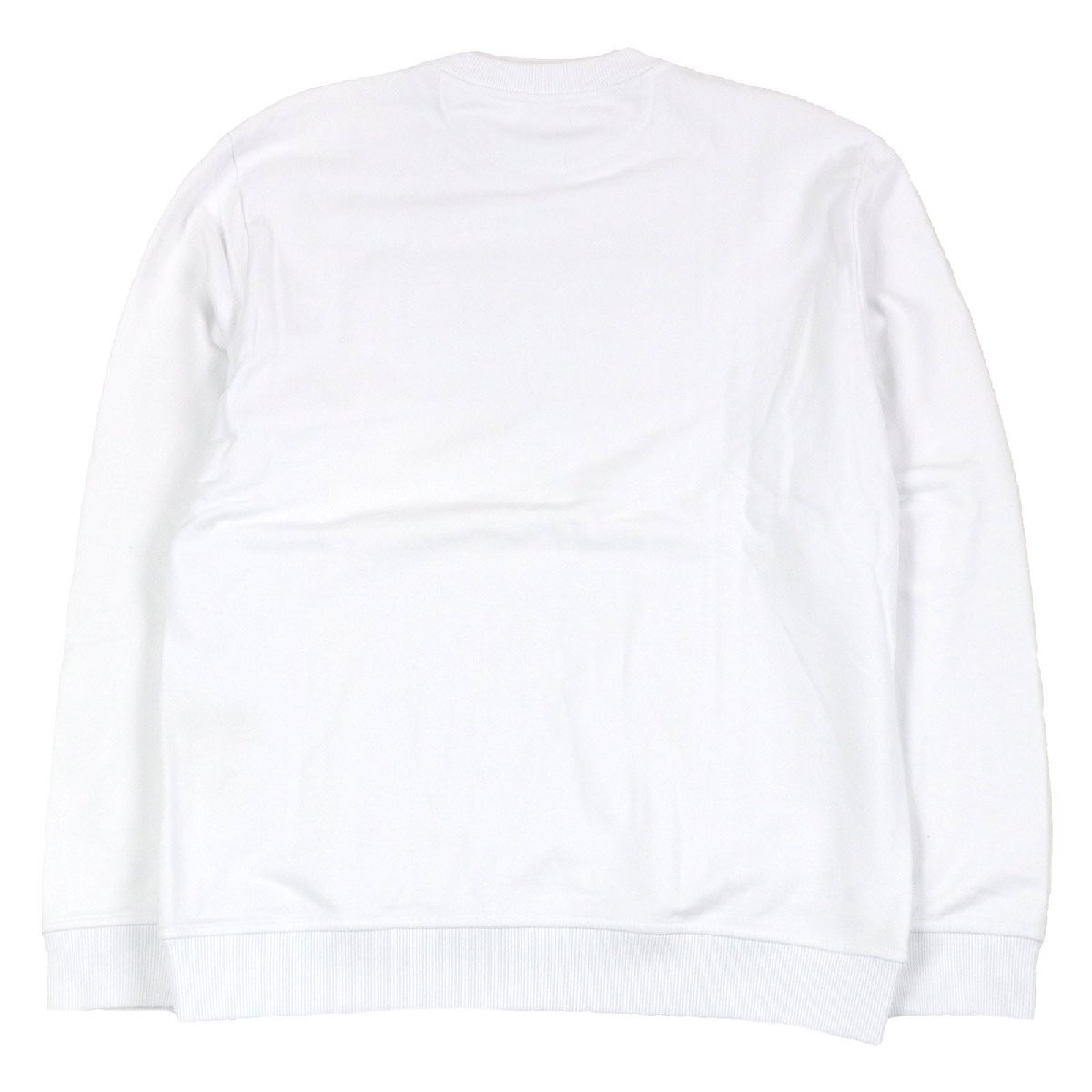 Item FENDI FY1079 100 Cotton Logo Embossed Long Sleeve Trainer Sweatshirt Wh thumbnail 3