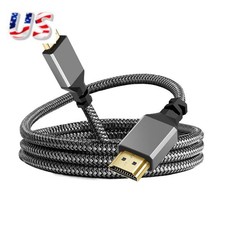 MINI HDMI To HDMI Convertsion Cable Cord 4K/60Hz 1080p For HDTV Tablet Camera