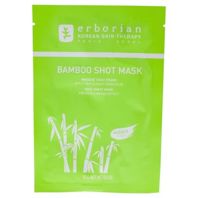 2 Pack Bamboo Shot Mask by Erborian for Women - 0.5 oz Mask